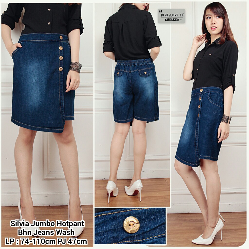 SB Collection Celana Pendek Adsila Jumbo Jeans