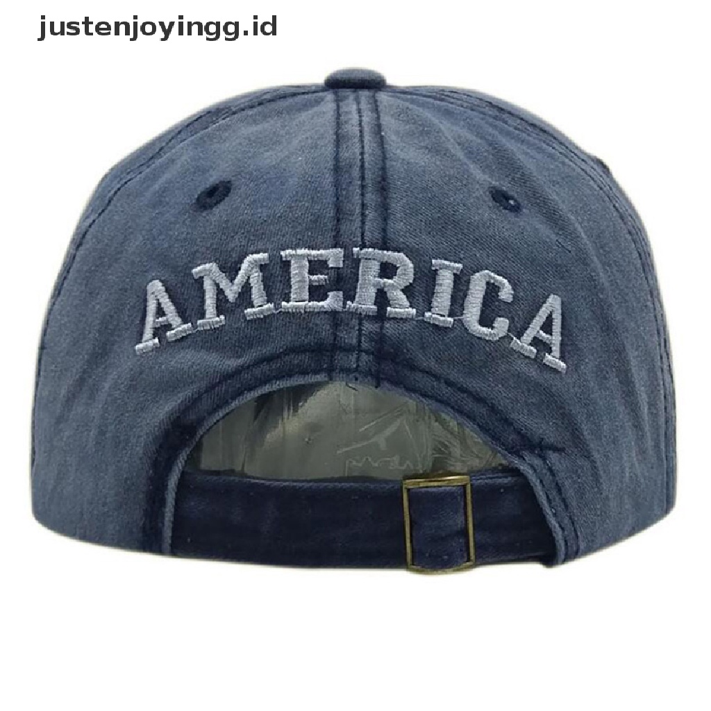 Topi Baseball Desain Bendera Amerika Serikat Gaya Militer Taktis Dapat Dilepas