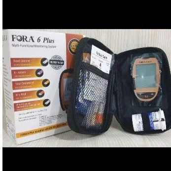 READY Alat Cek Darah 6 in 1 merk FORA 6 PLUS MURAH