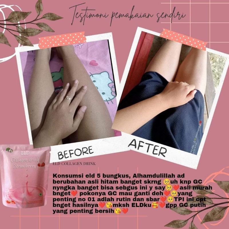 ELD COLLAGEN drink strawberry