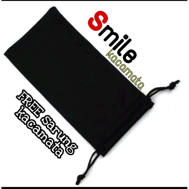 SMILE-Sarung Kacamata Kain/Tempat Kacamata Kain/Pouch Kacamata