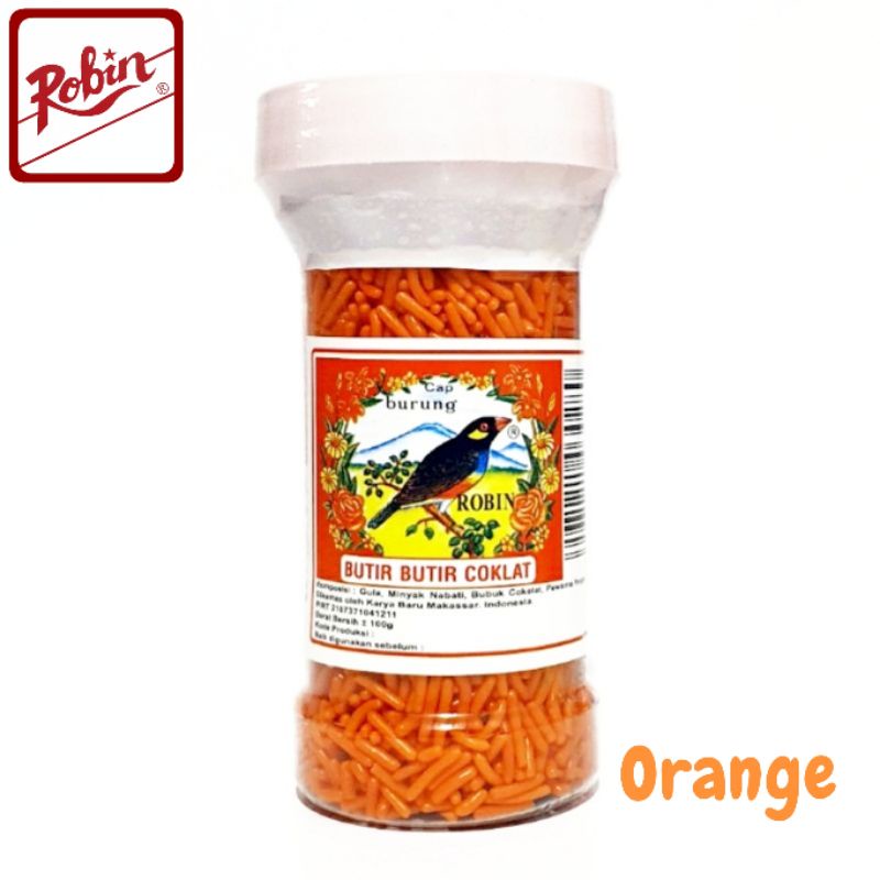 

Meses Warna Orange 100 gram / Meses Warna Robin / Sprinkle