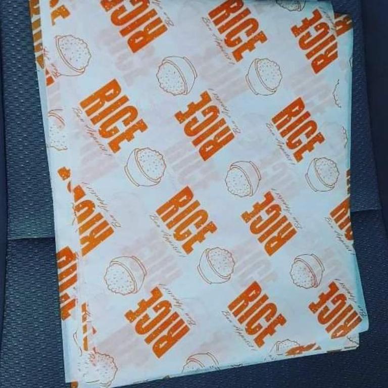 

[PROMO NTJ58] KERTAS NASI KFC | 27 X 22 | Foodgrade Paper | Rice Printing | Paperwrap Motif | Laminasi Zigma Pack Bayar Di Tempat