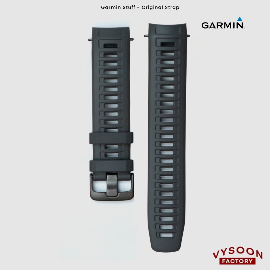 Strap Rubber Tali &quot;Karet&quot; Jam Smartwatch Garmin Instinct - Gray