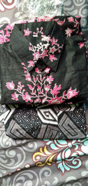 Bisa Cod Bswart Batik Hrb026 Kenongo Hem Pendek Padi Pekalongan M Lxl Batik Pria Murah Modern Grosir