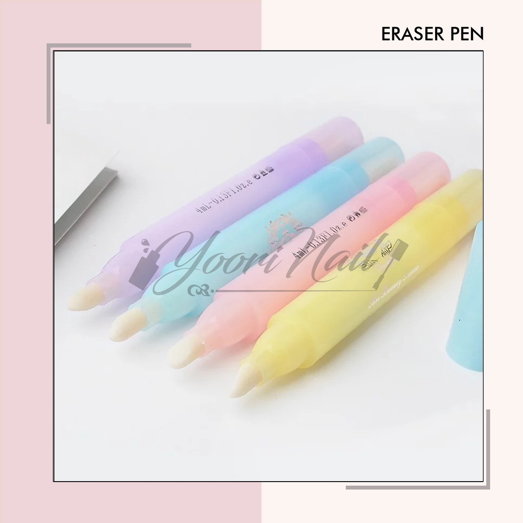 Eraser pen nail polish eraser pen pembersih kutek yang belepotan