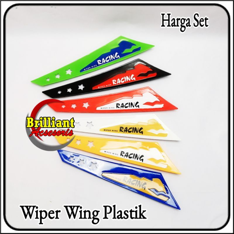 Wiper wing / Variasi Wiper - Besar (isi 1set isi 2pc)