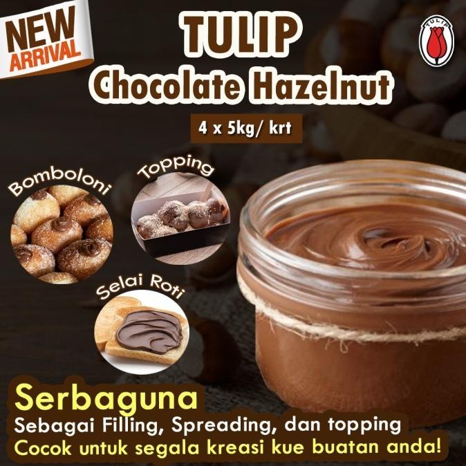 

Tulip Filling Hazelnut 1 KG TERLARIS TERPERCAYA ORIGINAL