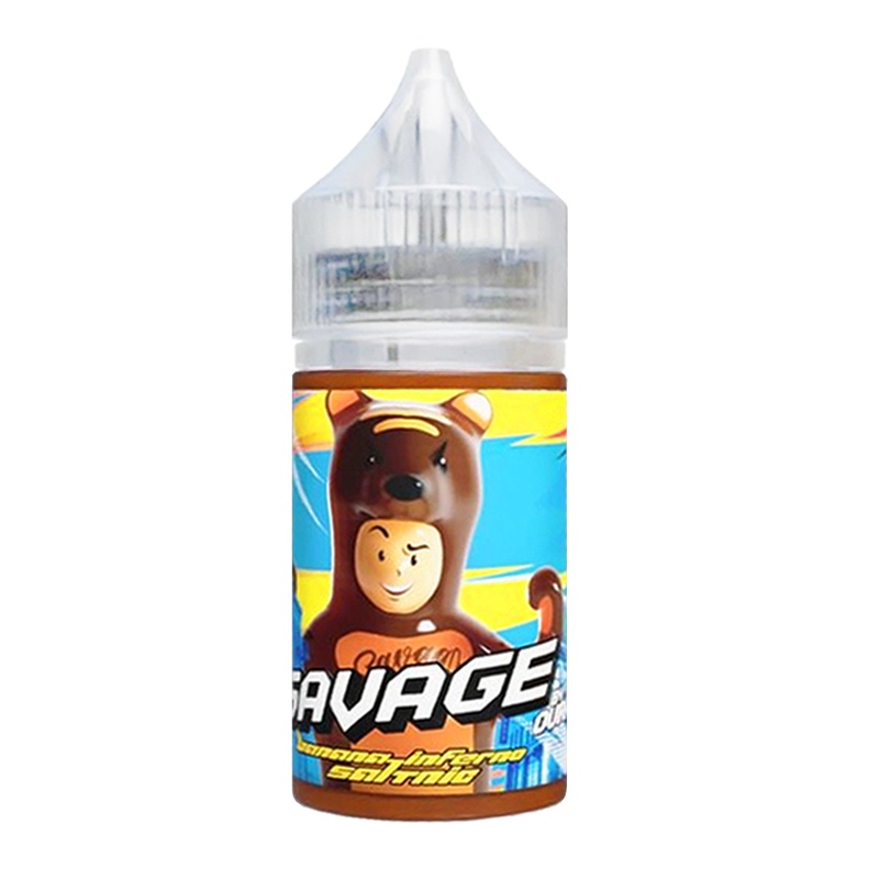 Savage Banana Inferno Salt Nic E-Liquid 30ML 30MG[ vape / rokok elektrik ]