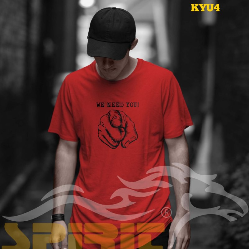 Atasan Baju Kaos Pria Distro WE NEED YOU Kaos NASA Kaos Murah Lengan Pendek Original Premium