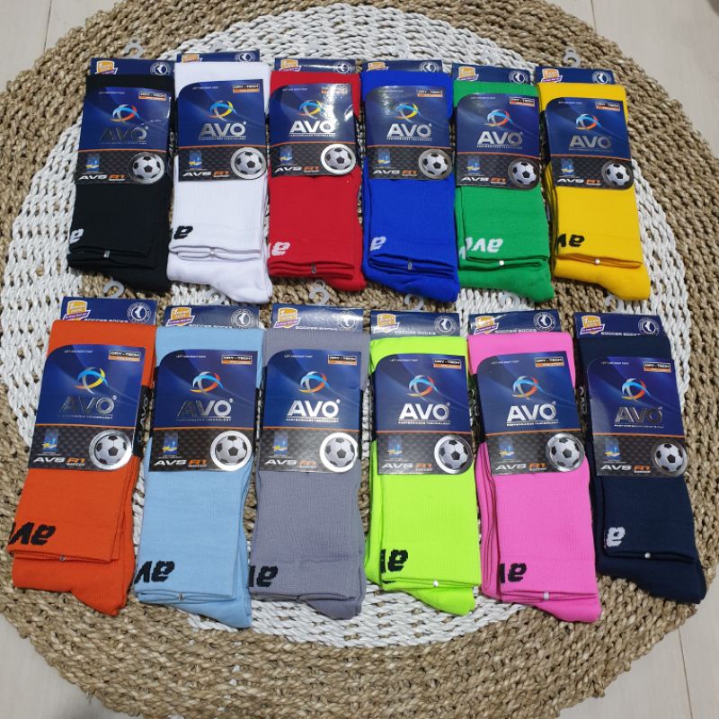 (GROSIR) KAOS KAKI BOLA AVO R1 / Kaos kaki bola avo / kaos kaki bola AVO R1 Original, 1LUSIN
