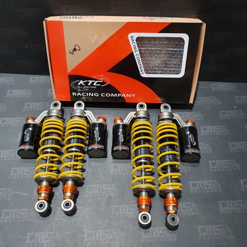 Shockbreaker Sok Tabung Atas KTC Extreme 2Panah 320mm 340mm Kuning