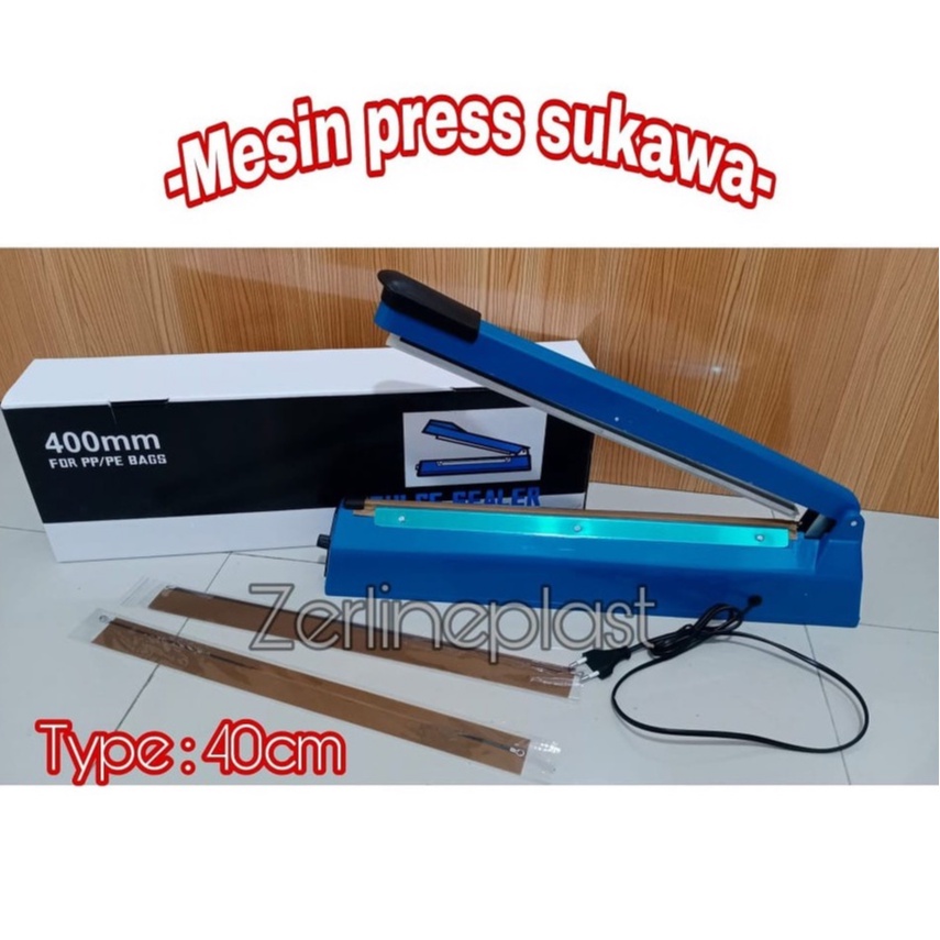 Mesin Press Plastik 400mm BODY BESI / Impulse Sealer 400mm