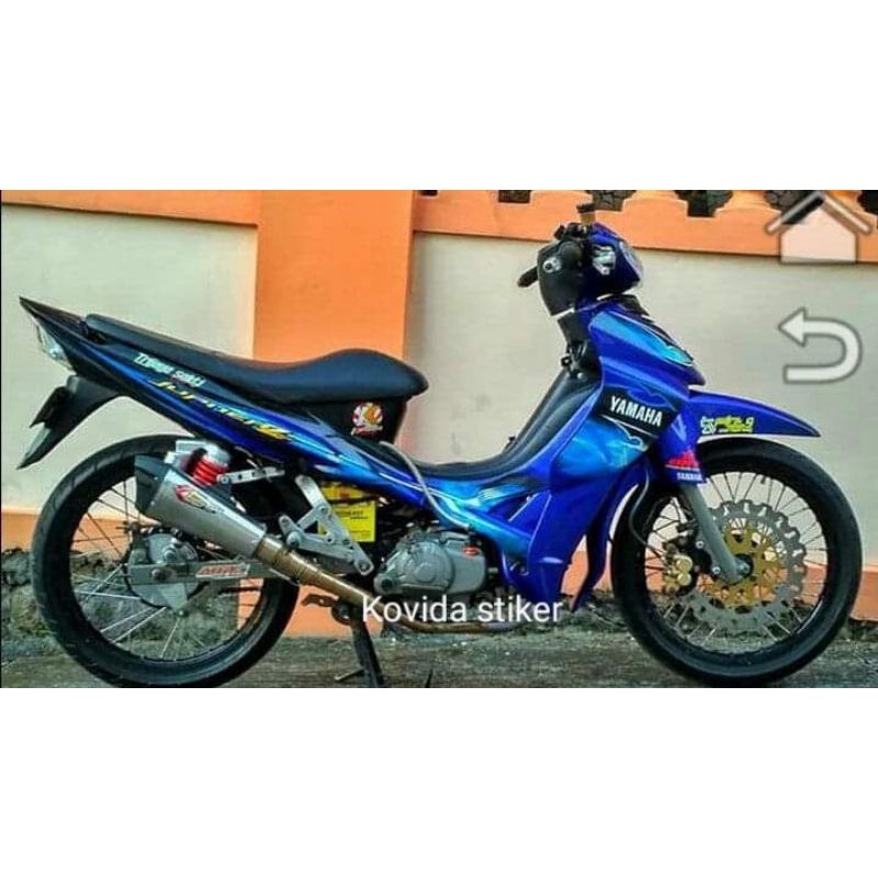 Jual Striping standar ori list stiker motor jupiter z burhan ceguk