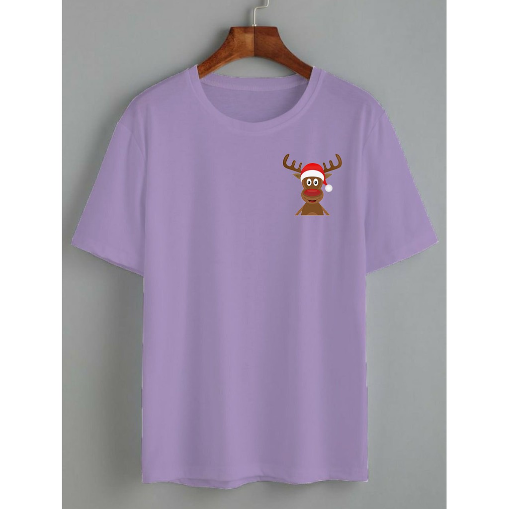 KAOS NATAL DEER/ DEER XMAS / KATUN PREMIUM 24S