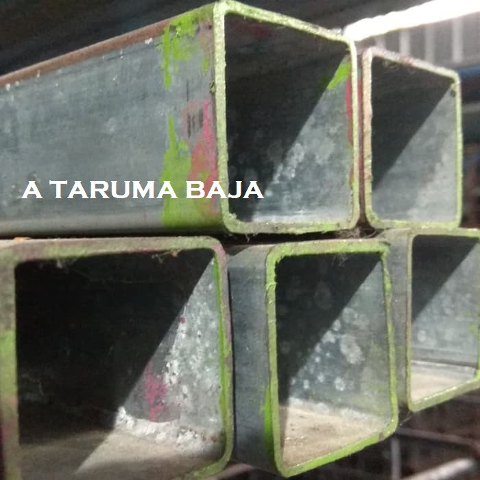 Holo Galvanis 40 X 40 X 6 - Kotak 3,5 x 3,5 cm - Stall Hollow Galvanis - Besi Holo Galvanis 0.9mm - 