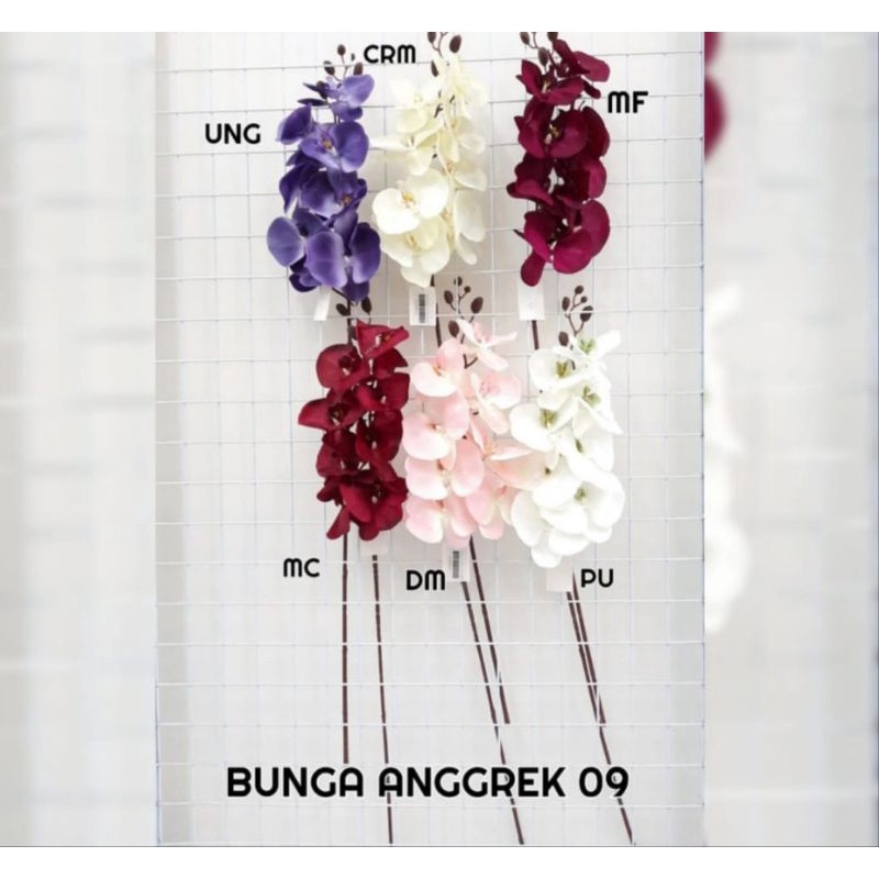 BUNGA ANGGREK 09 plastik isi Tangkai Import