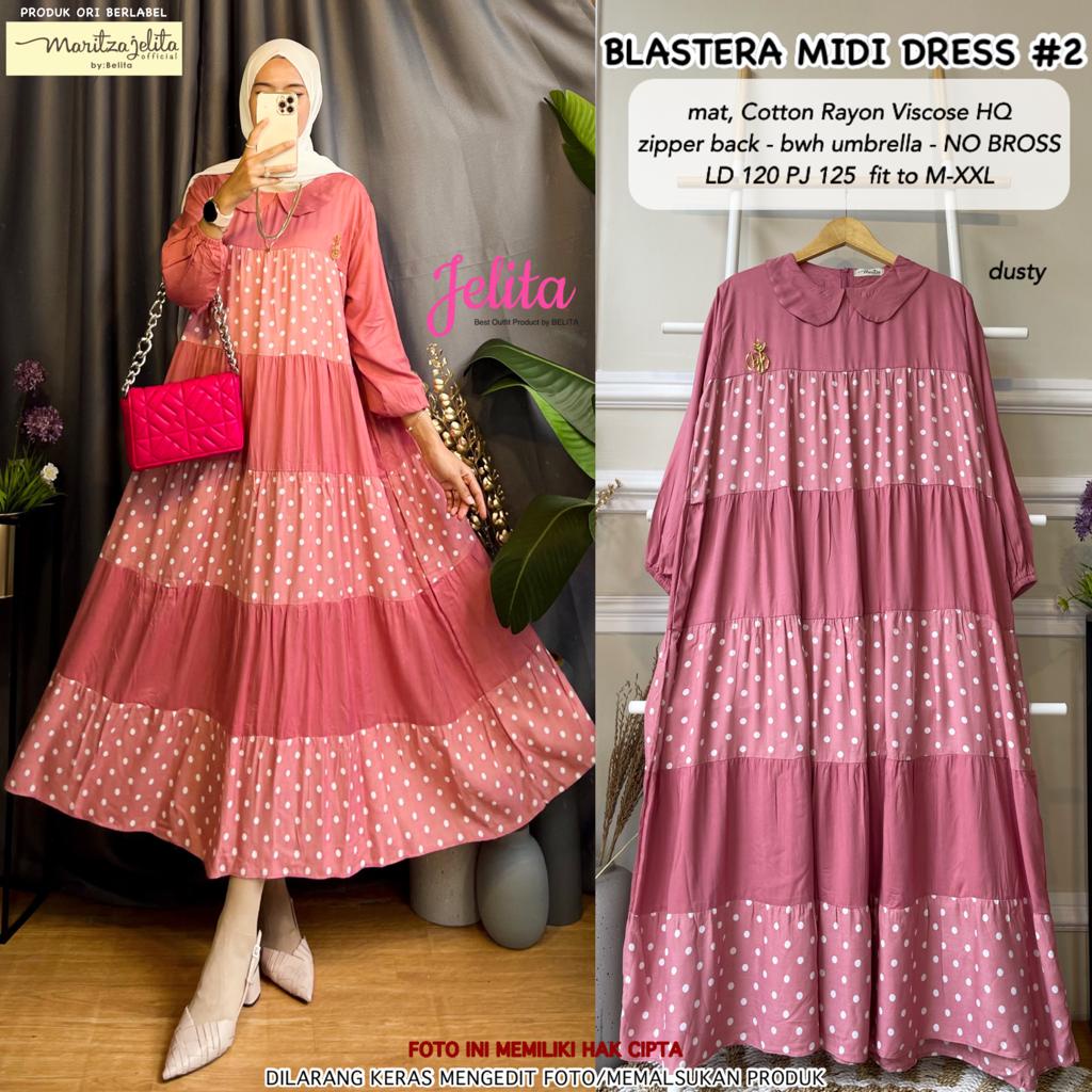 Blastera MIdi Dress Maritza Gamis Rayon Viscose LD 120