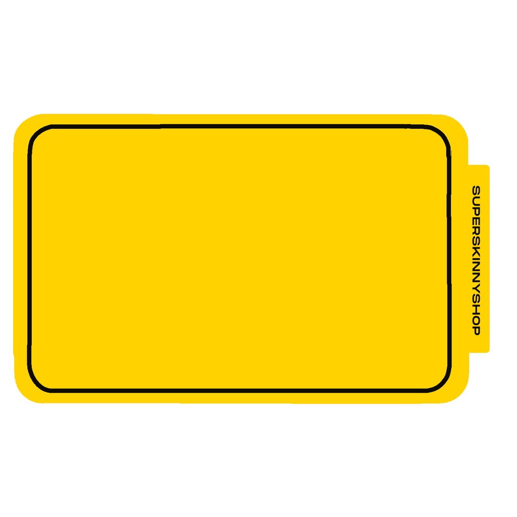 

Stiker Graffiti Sign Bahan Vinyl glossy Warna Kuning Terbaru
