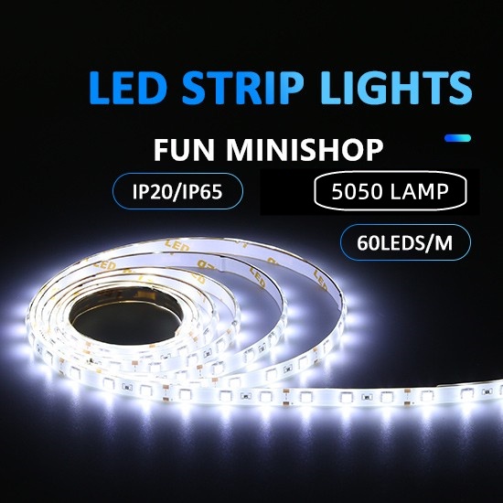 Lampu LED Strip 5050 IP33 12v INDOOR Ledstrip