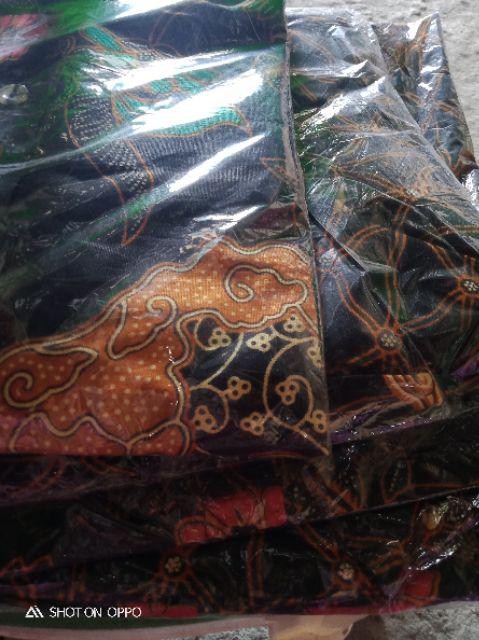 Batik Couple Keluarga Sania Ruffle Ori Ndoro Jowi Dnt Mega Mendung Coklat