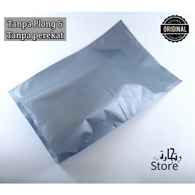 

Plastik packing (tanpa perekat) | Plastik olshop uk 20x30 warna Silver non plong