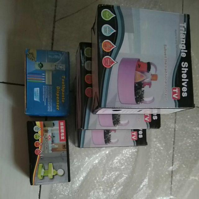 𝙈𝘿® Rak Tempat Sabun Batang Plastik Susun Dinding Kamar Mandi Tanpa Paku 10098