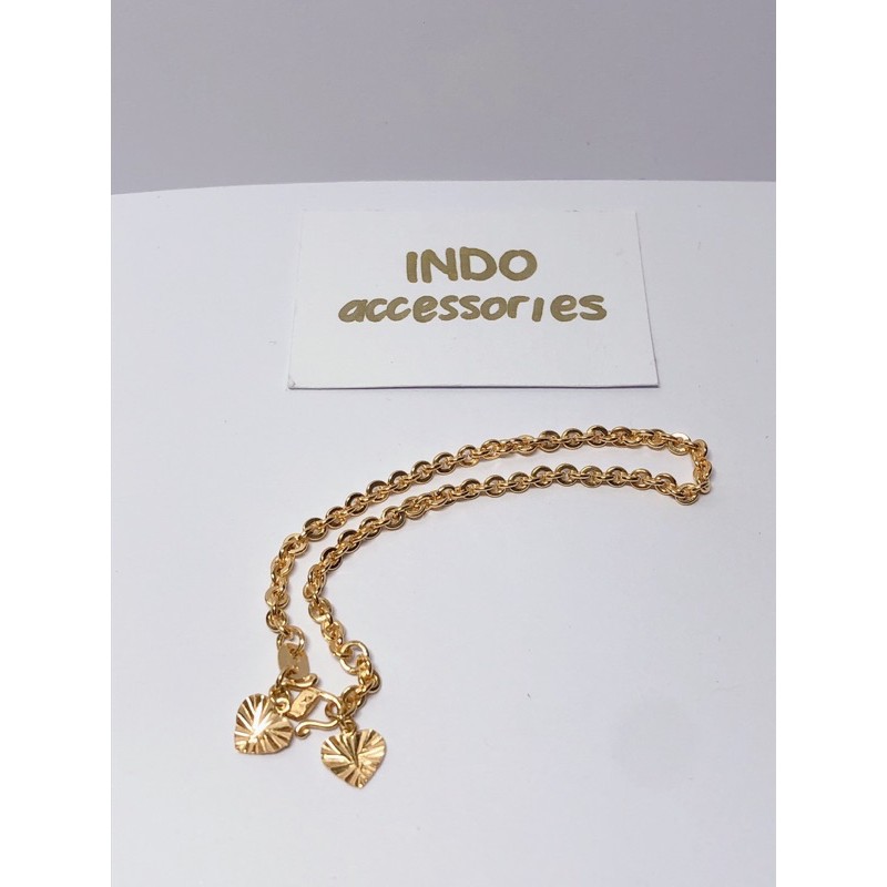 Gelang Emas 3gr Dewasa/Remaja Rantai Medan - Gold Bracelet