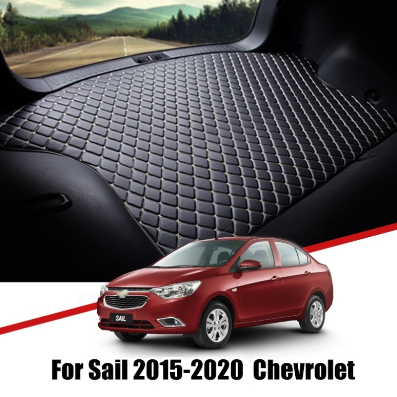 Matras Bagasi Mobil Bahan Kulit Premium Untuk Chevrolet Sail 2015-2021