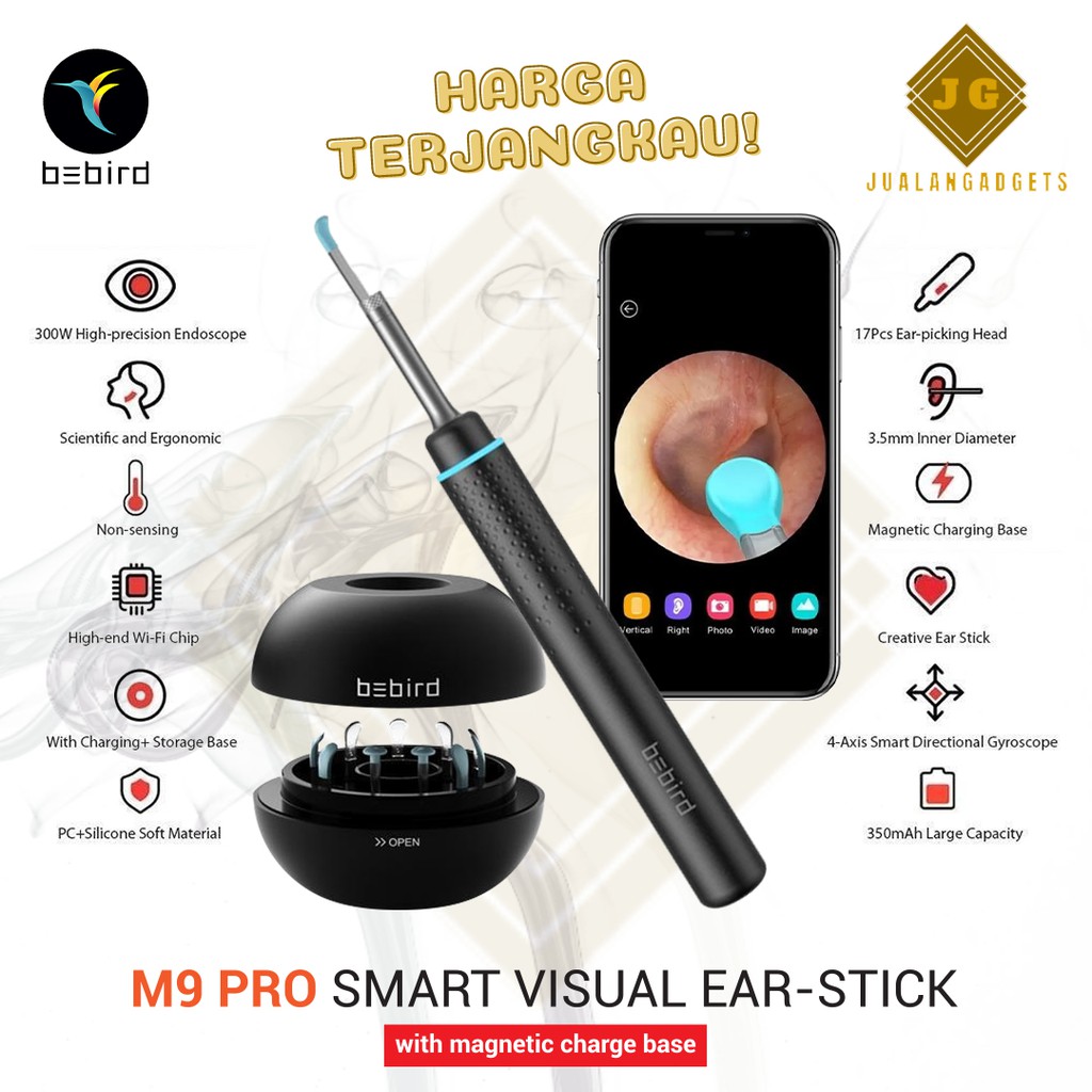 Ear Stick Bebird M9 Pro Smart Visual Endoscope 300W Ear Pick