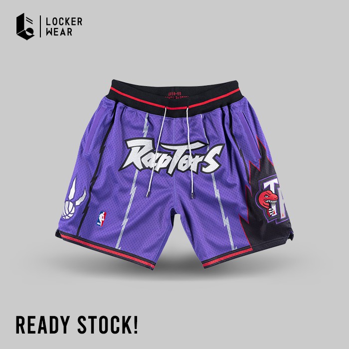 Jual Jersey Basket Celana NBA Swingman Just Don Shorts Classic Toronto Raptors Ungu Authentic Grade Ori Shopee Indonesia READYMADE × JUST DON basket shorts