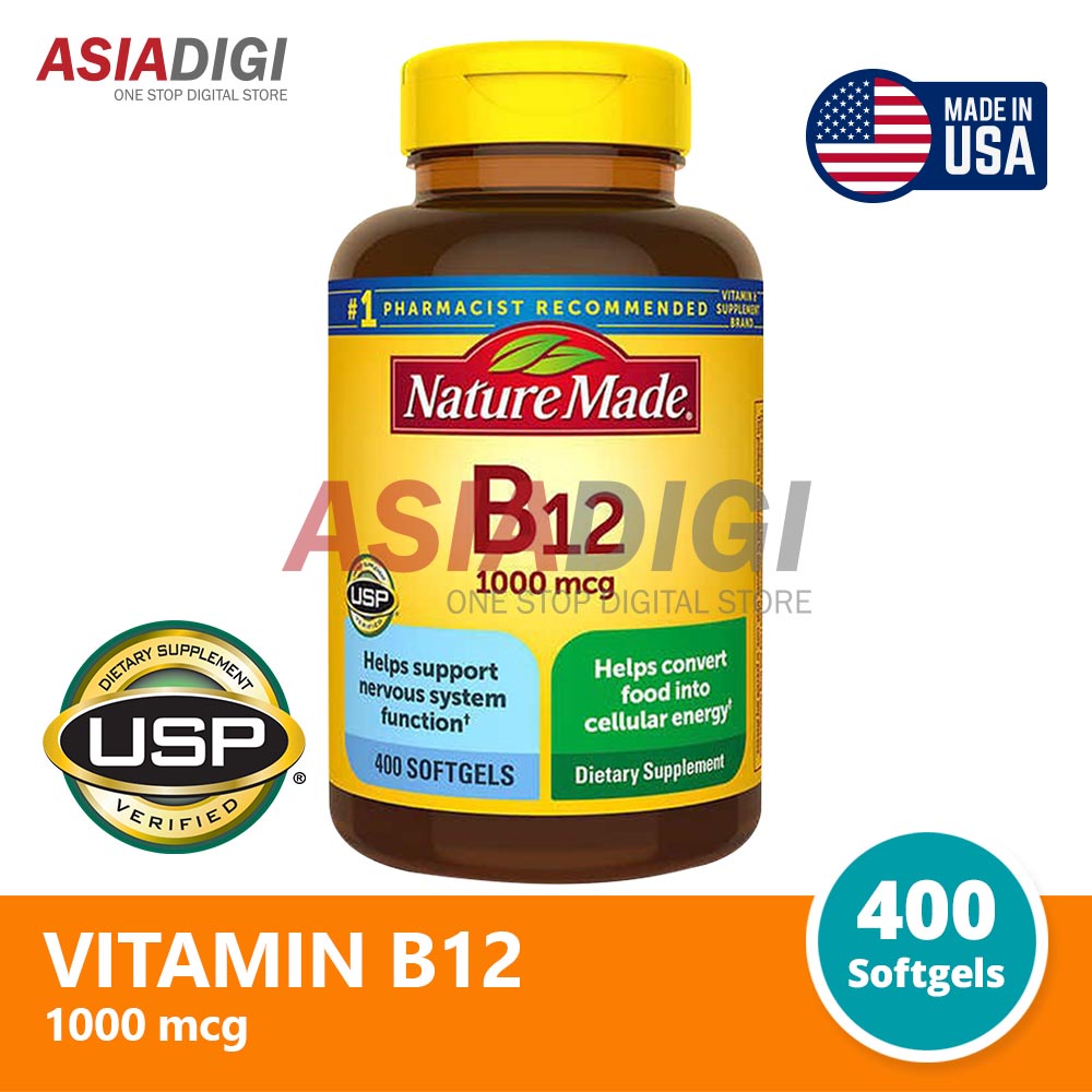 Nature Made Vitamin B12 (1000 mcg) - 400 Softgels