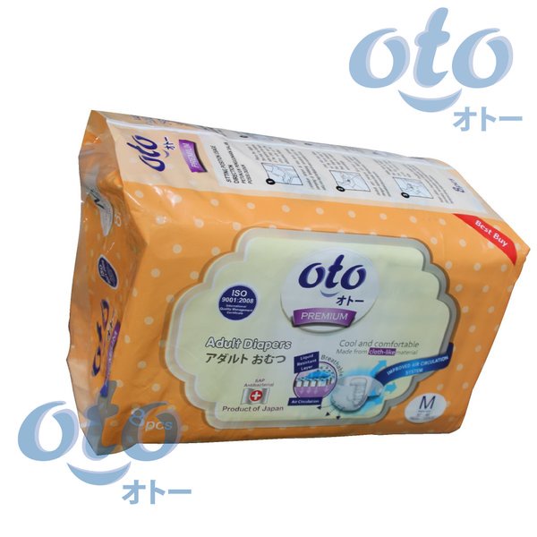 popok dewasa - kesehatan, diapers, perekat  RAK - OTO Diapers for Adult / Popok Dewasa Premium model Perekat ukuran M isi 8 pcs