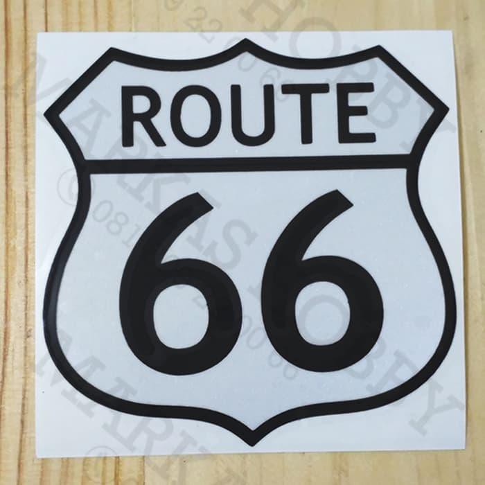 

Stiker / Sticker ROUTE 66 White II