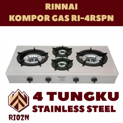 Rinnai Kompor Gas 4 Tungku RI4RSP // RI-4RSP