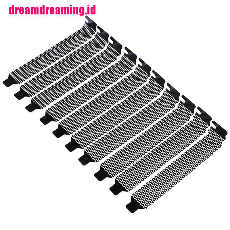 (dreamdreaming.id) 10pcs cover slot PCI filter Debu Warna Hitam Untuk Kamera