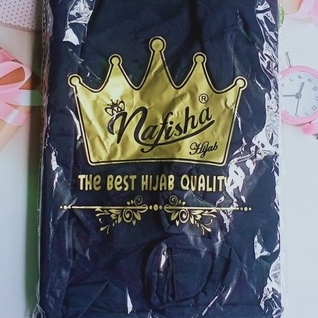 Jilbab Instan Bergo Syria Tali Polos By Nafisha Hijab-NAVY