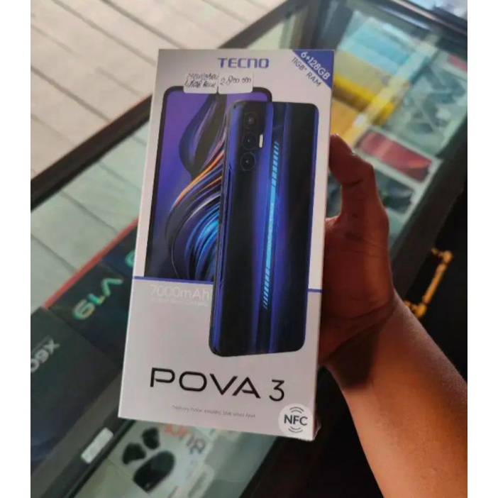 Tecno POVA 3 Ram 6/128 Garansi Resmi