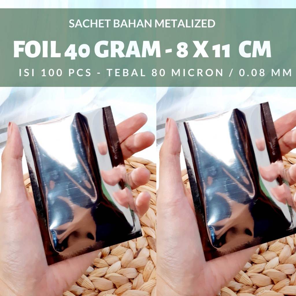 Grosir Aluminium Foil - Foil Seal - Jual Sachet Aluminium - kem - Kemasan Sachet Aluminium Foil 8x11