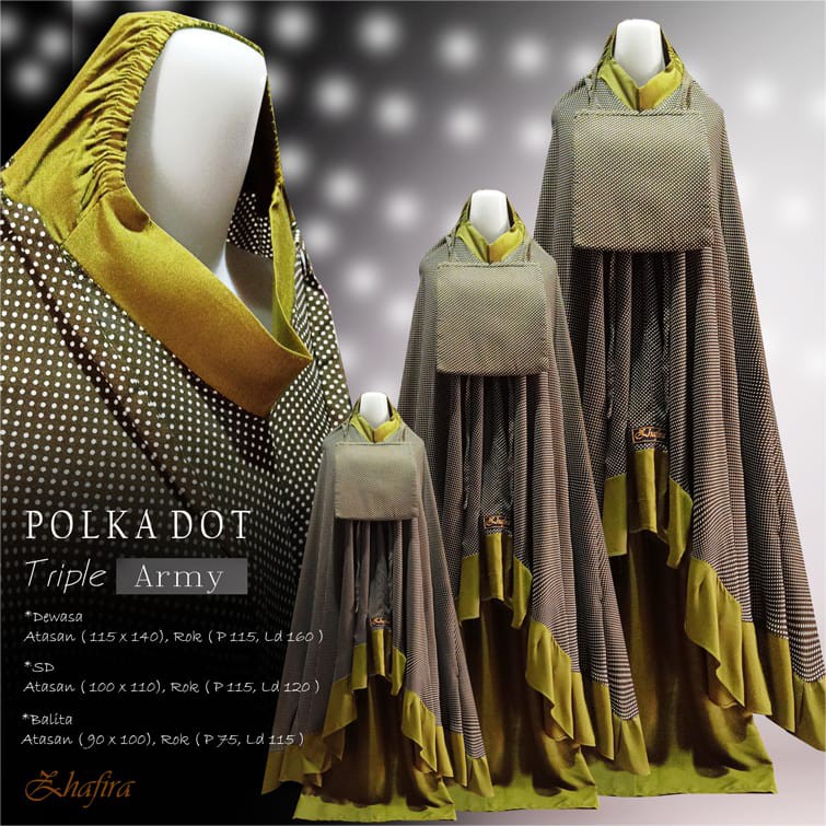 MUKENA COUPLE IBU 2 ANAK / MUKENA TRIPLE / MUKENA COUPLE KATUN