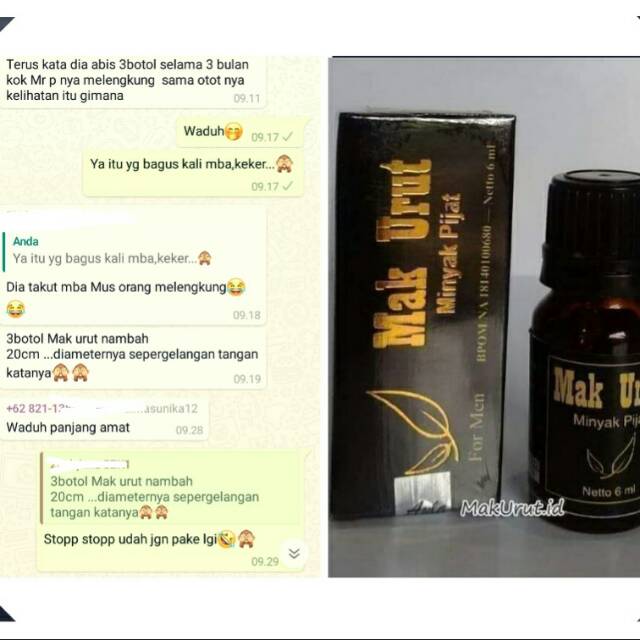 MAK URUT ASLI NASA PEMBESAR PENIS