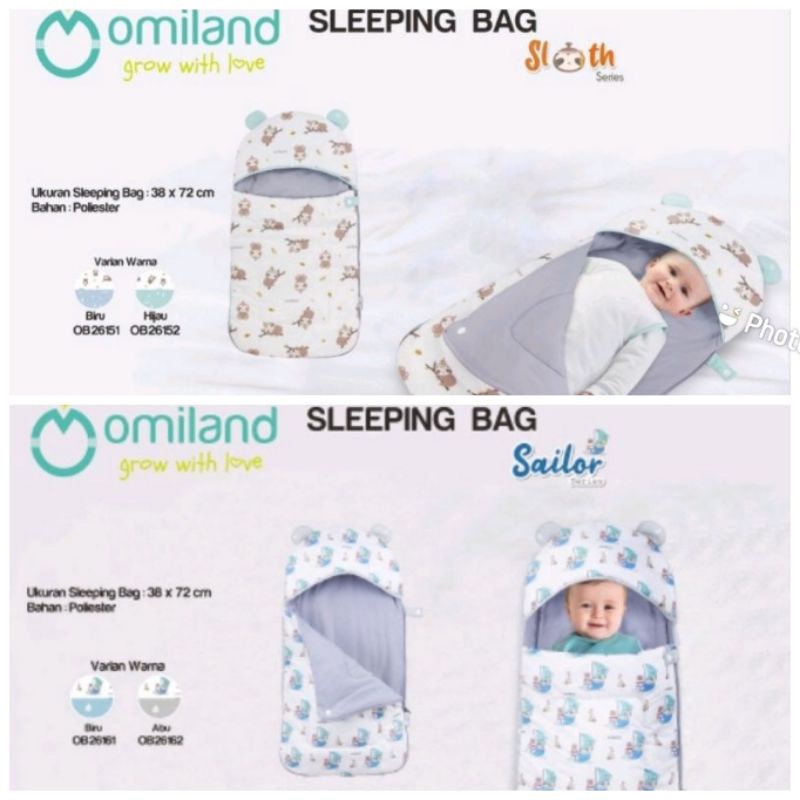 omiland selimut bayi sailor/sloth series