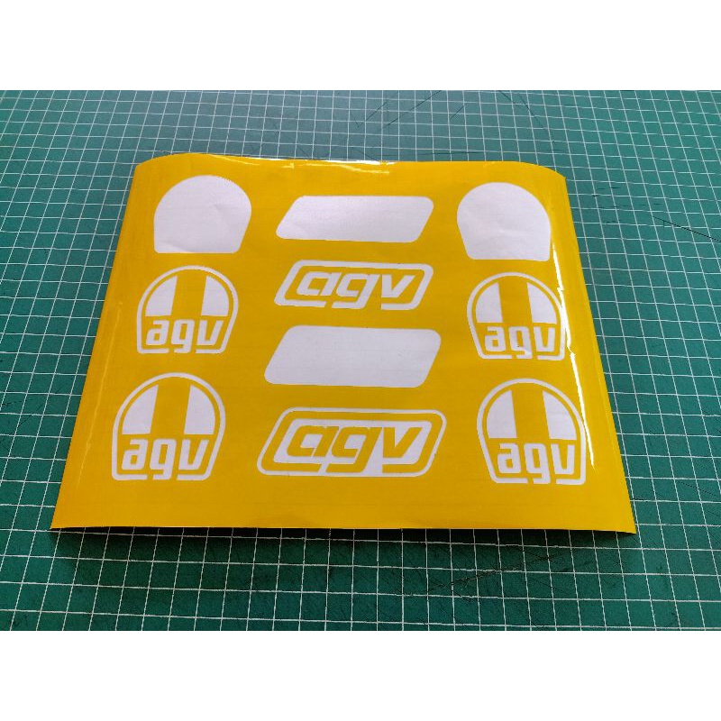 stencil mal airbrush helm agv