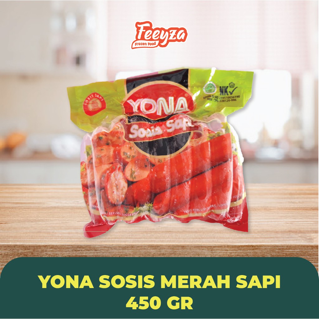 

Yona Sosis Sapi Merah (450 gram)