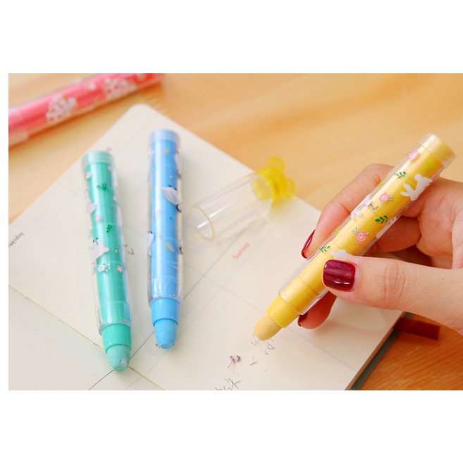 

penghapus pensil karet bentuk pen motif kartun - KSY077