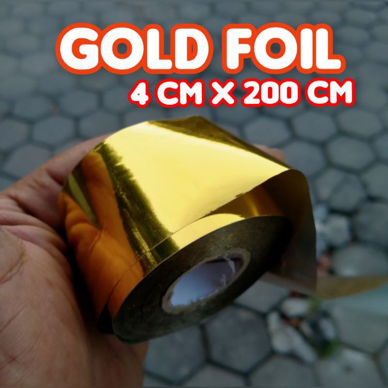 Foil Hologram Gold Hot Stamping Metal Jig Lure