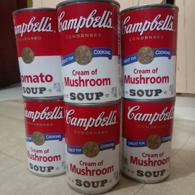 

Campbell's cream of mushroom soup