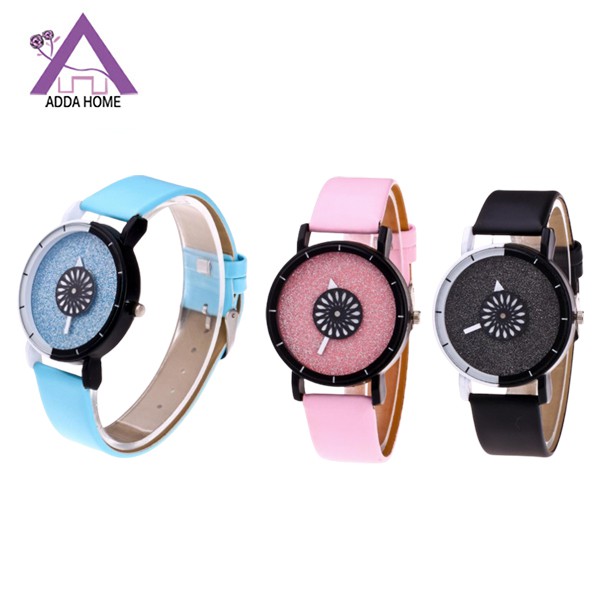 Adda Home - Jam Tangan Wanita Pria Unisex Elegan Desain Korea - J6