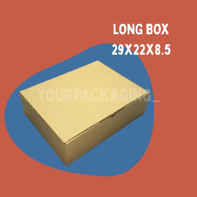 

LONG BOX 29x22x8.5 / KARDUS BOX TERMURAH / PIZZA BOX /