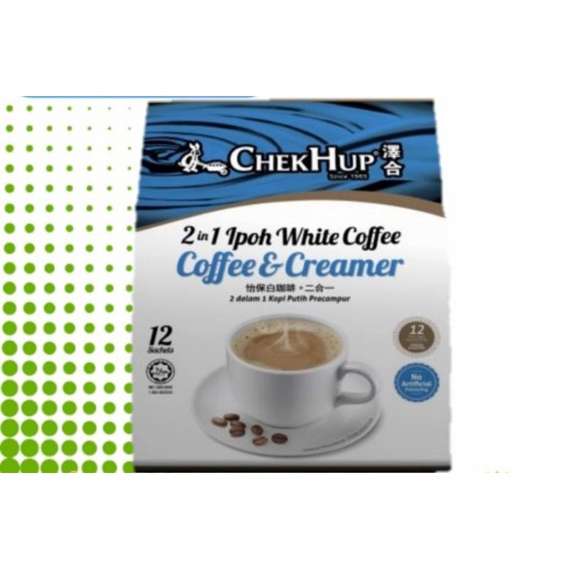 

chek Hup 2 in 1 white coffe cofee creamer